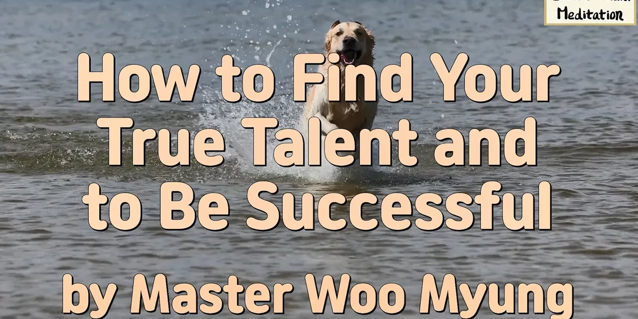 Master Woo Myung – How to Find Your True Talent and to be Successful