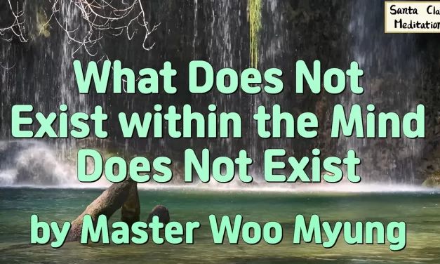 Master Woo Myung – What Does Not Exist within the Mind Does Not Exist